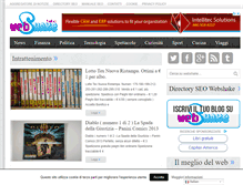 Tablet Screenshot of intrattenimento.webshake.it